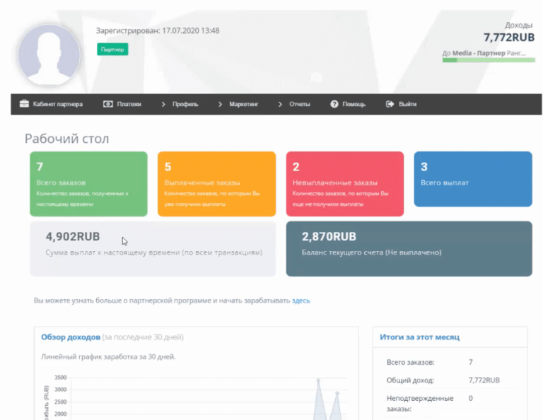 Партнерская программа по курсам 1С Кухара Богдана 29